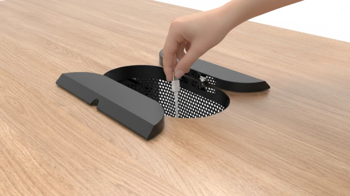 Installationsmöbler för bordet