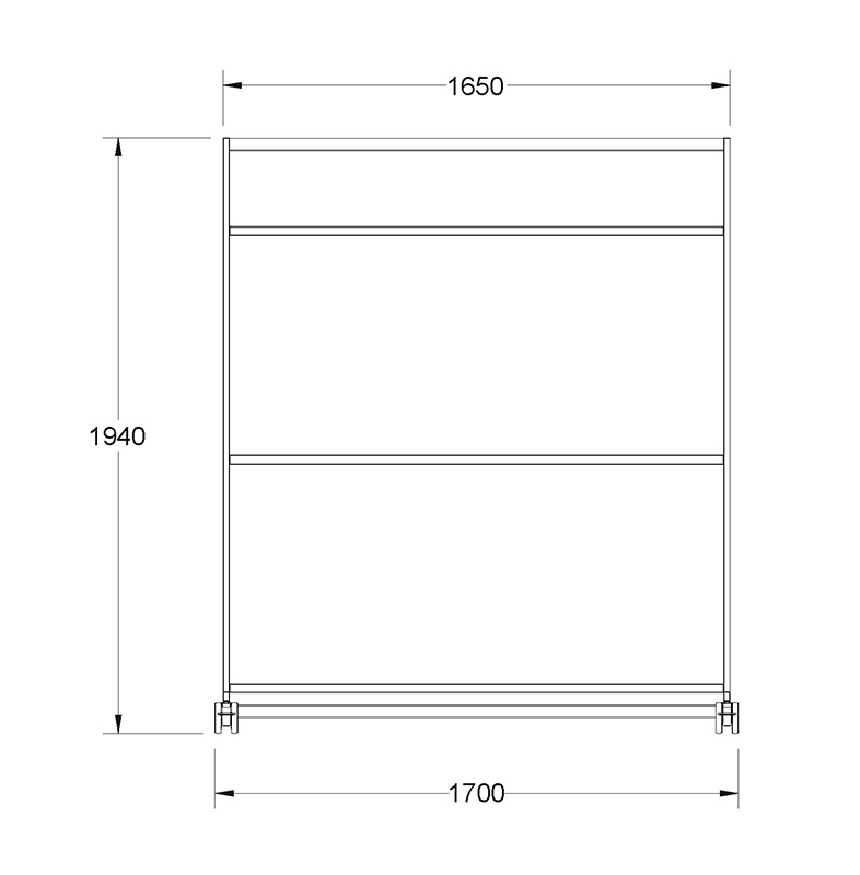 FlexWall Mobile Shelf