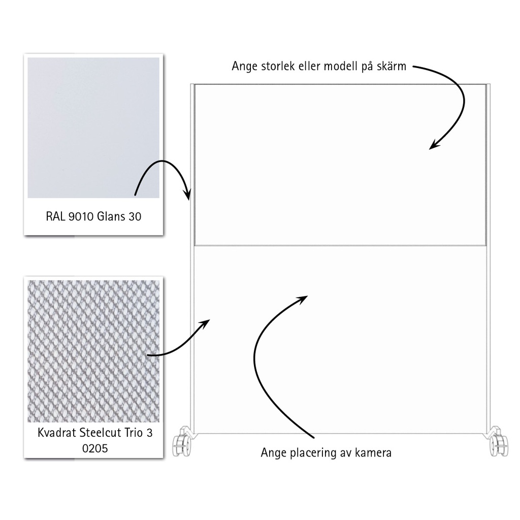 [49545] Mobile Basic Custom Shop (Vit / Ljust standardtyg)