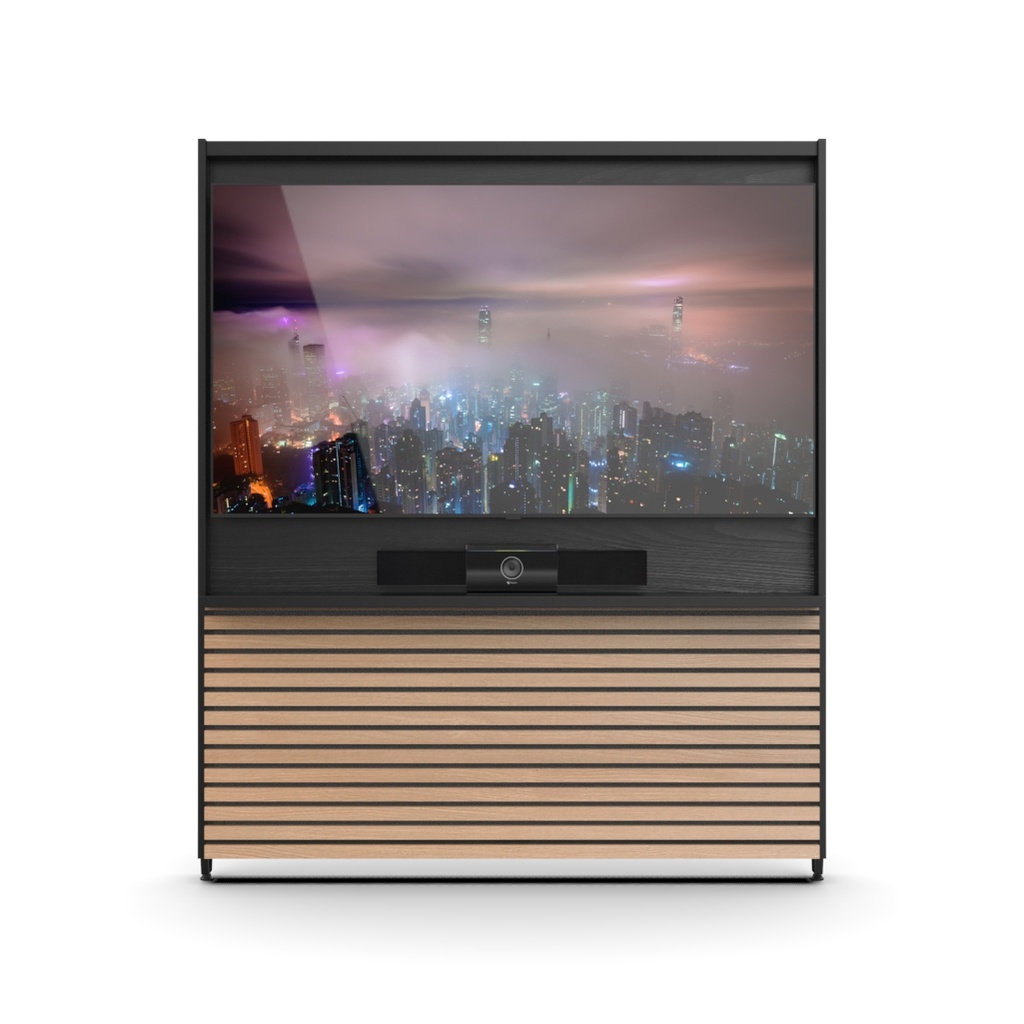 [42015] FlexWall Presentation (Black / Acoustic panel Light Oak)