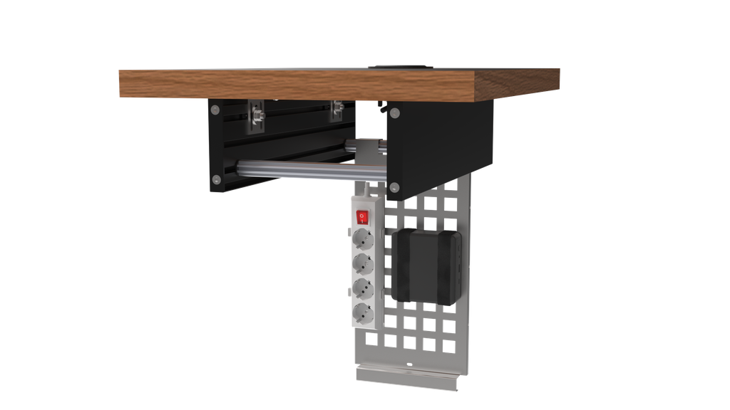 [64460] Connecto FlexBox Table (Single, Black)