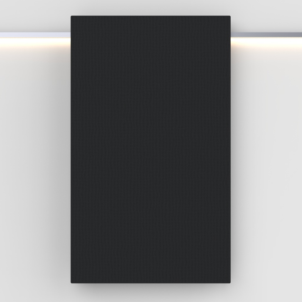 [11375] FlexWall Acoustic (Mörkt standardtyg, 1190x1990mm)