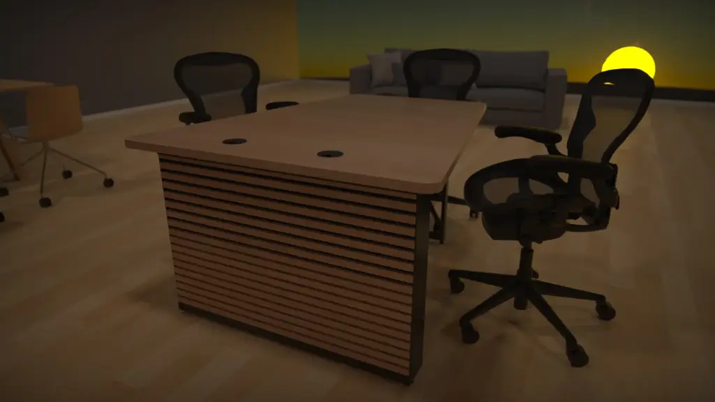 [42812] FrontRow Wedge Table (Svart / Akustikpanel ljus ek)