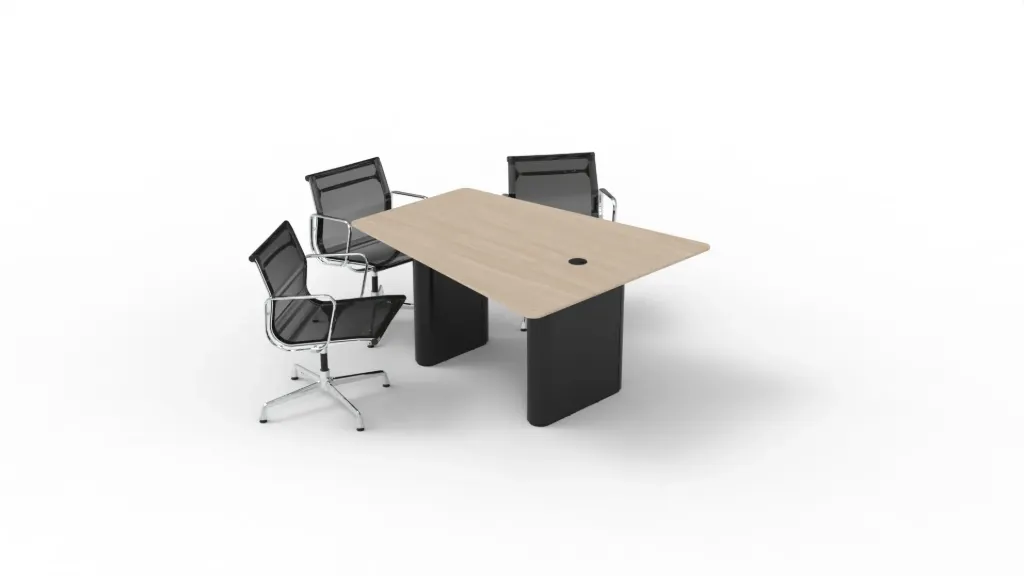 [27250] FlexTable Wedge (Ask, vitpigmenterad / Jet Black)